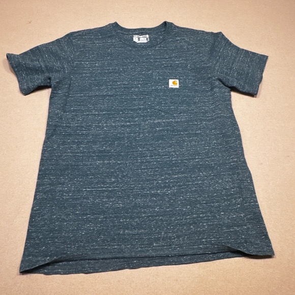 Carhartt Green Short Sleeve Tee Classic Crew Neck - Picture 1 of 6